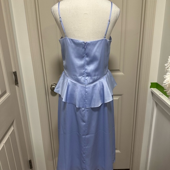 Banana Republic Light Blue Peplum Dress - Picture 4 of 6